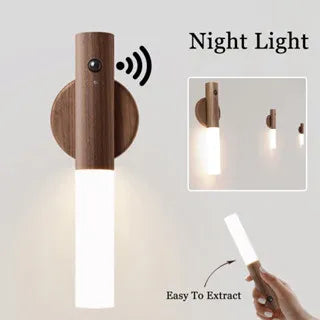 LED Wood Night Light (Magnetic)